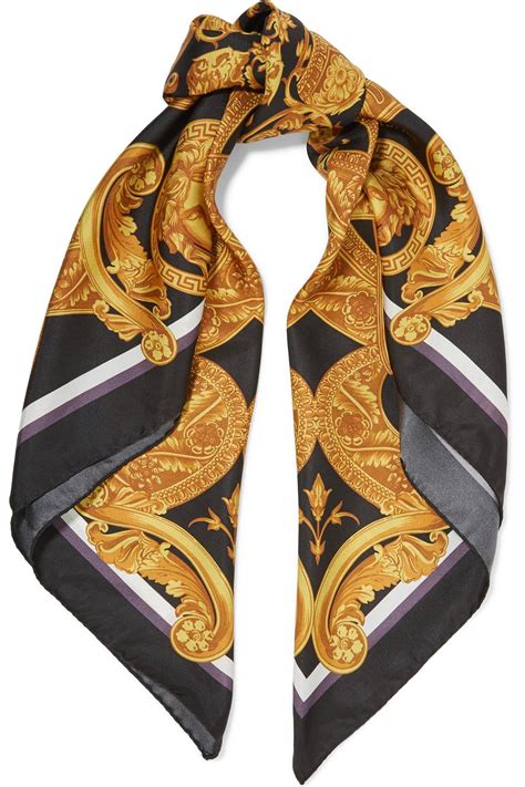 silk versace scarf